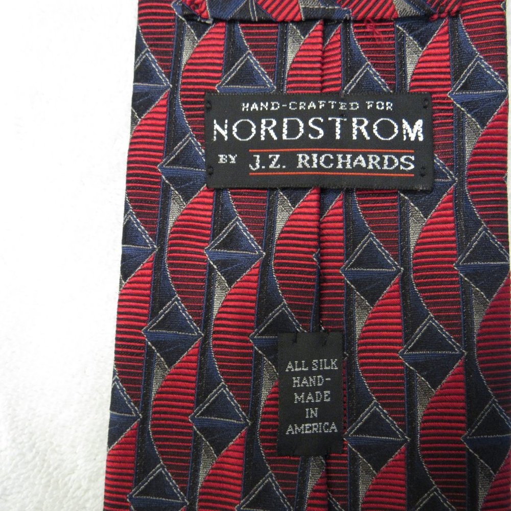 J.Z. Richards Nordstrom Tie Silk Striped Necktie - Picture 2 of 6